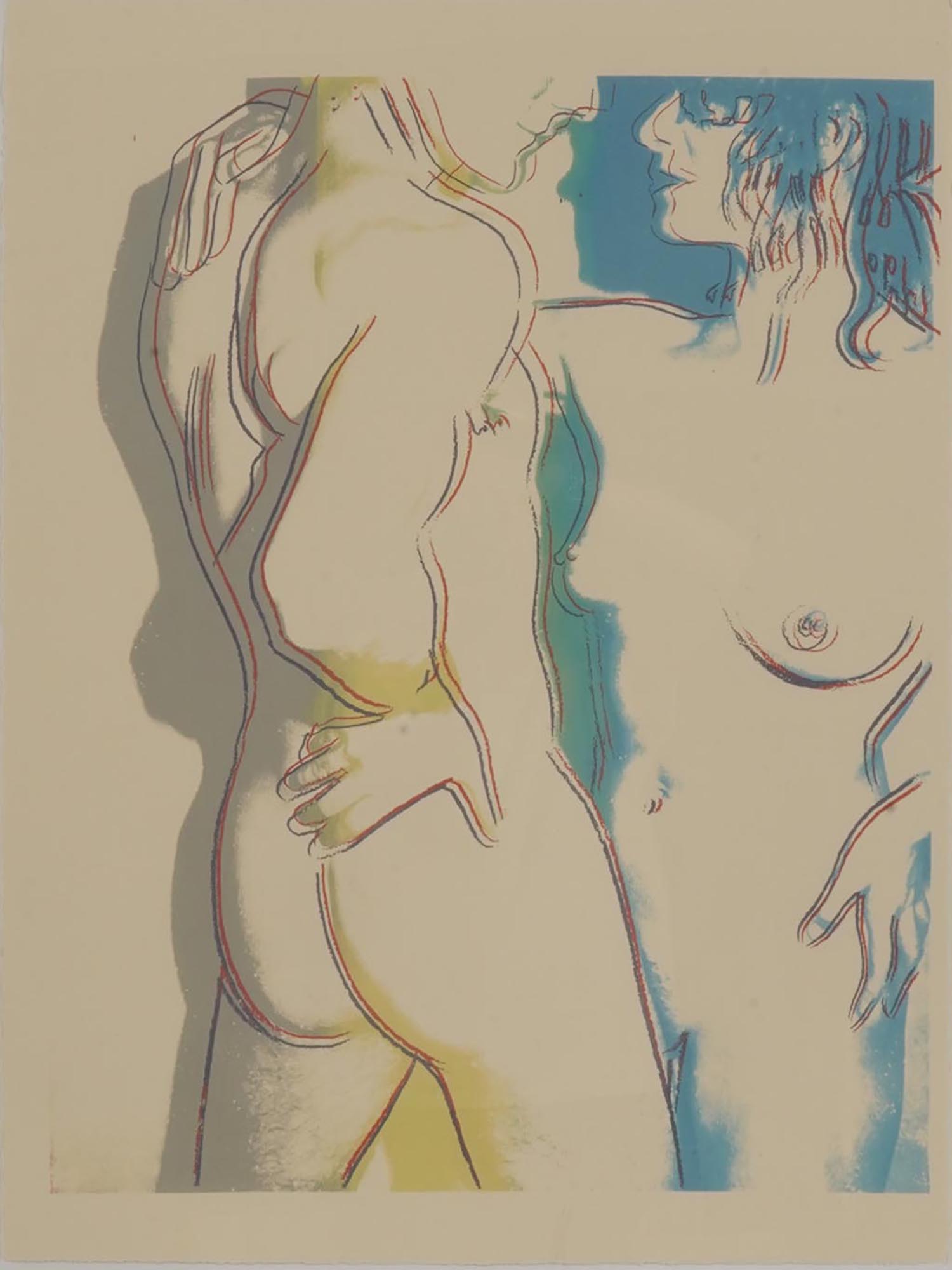 LOVE UNIQUE SCREENPRINT BY ANDY WARHOL, 1983 PIC-1